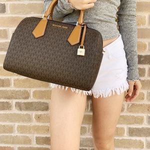 Michael kors Large Hayes Duffle Brown